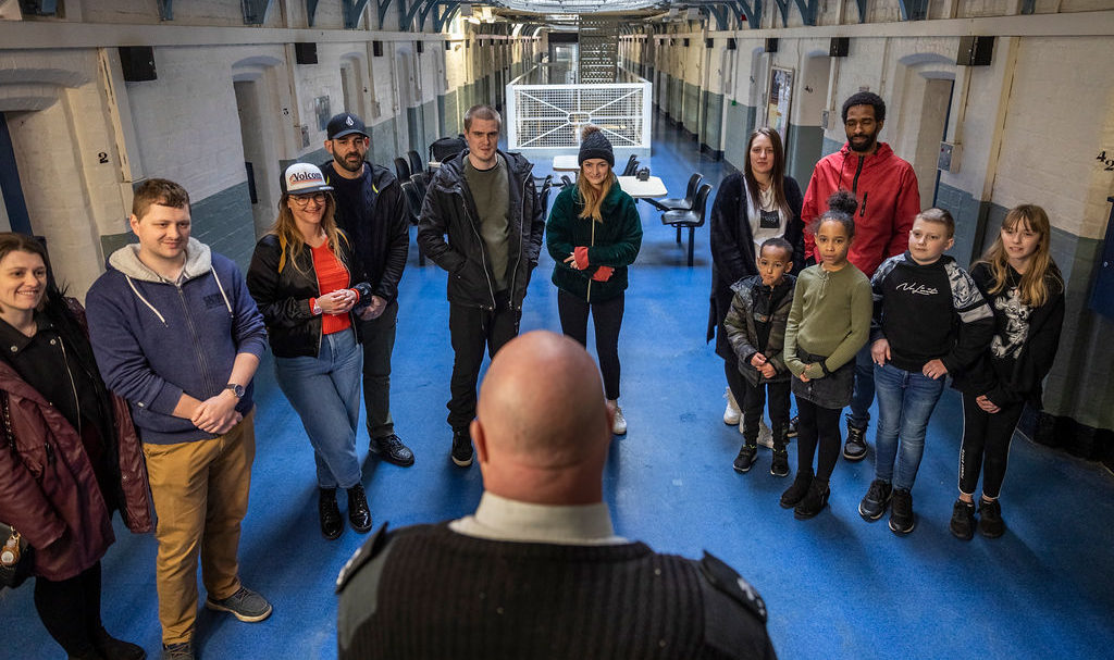 Visitors on a Guided Tour of Shrewsbury Prison