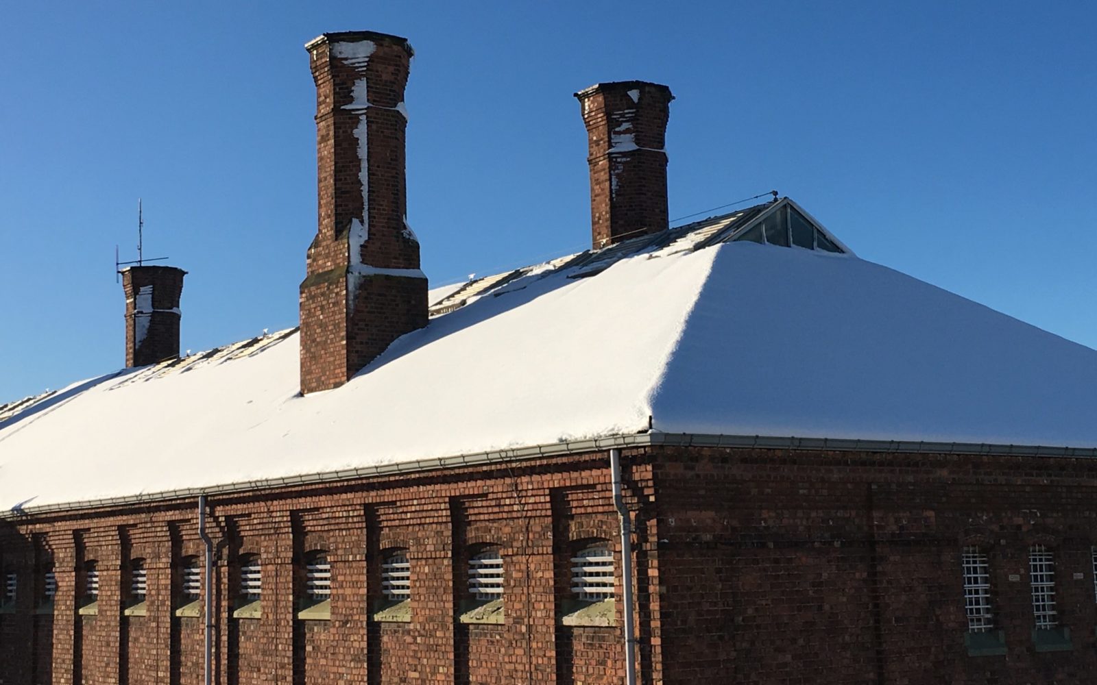 Shrewsbury Prison in the Snow