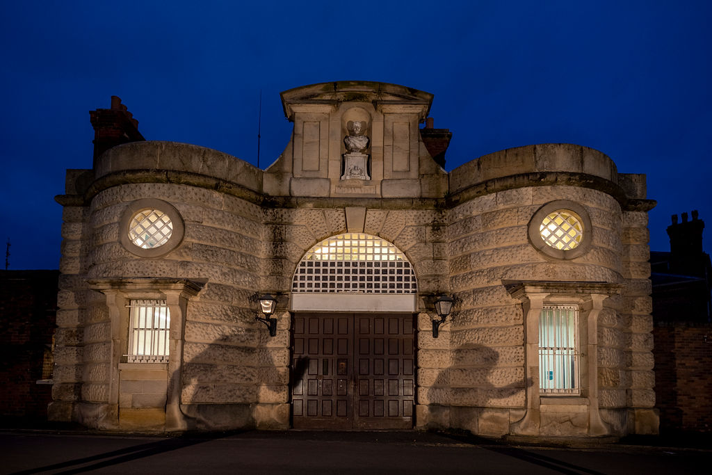 Exterior of Shrewsbury Prison