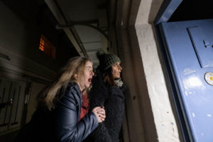 Visitors on a Halloween Ghost Tour at Shrewsbury Prison