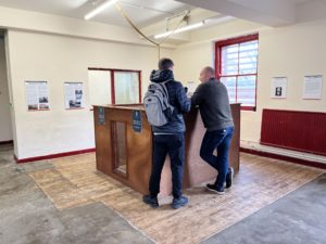 Joel Campbell, CEO of Shrewsbury Prison being interviewed by BBC Radio Shropshire for the new Paranormal Team Leaders job position